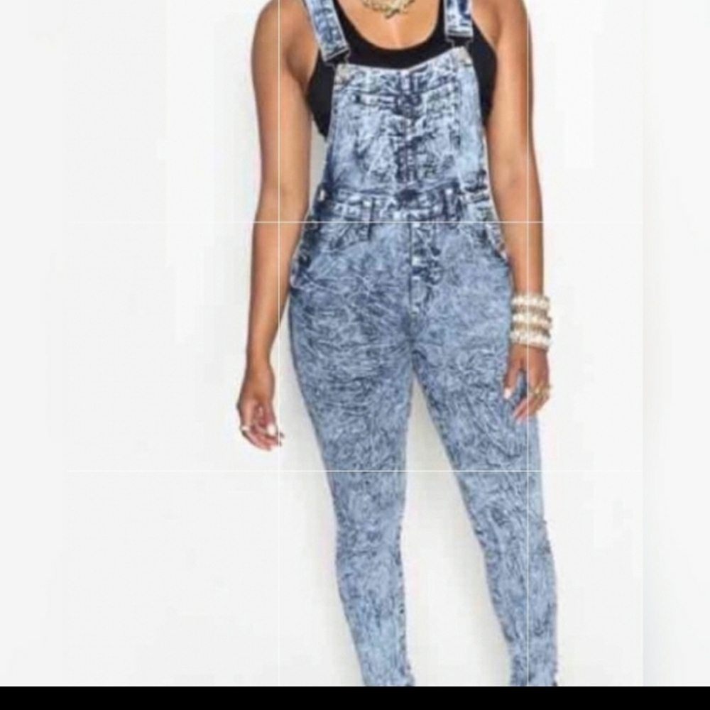 Harmony + Havoc Acid Wash Coverall Overalls 9